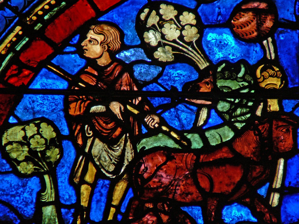 Vinduet The Prodigal Son: ældste søn ser far give sin arv (w35) af French School