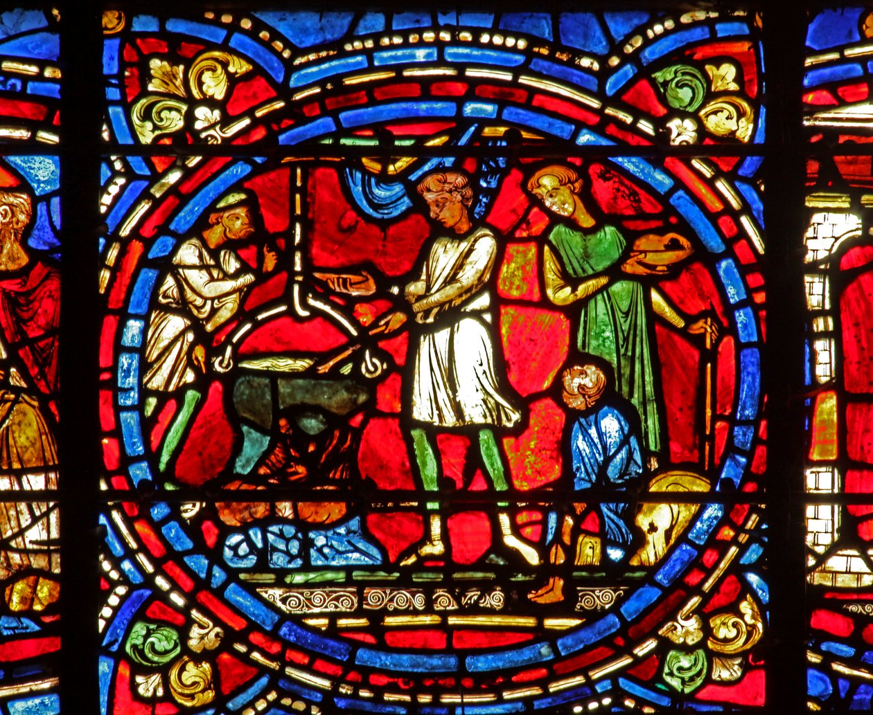 Vinduet The Prodigal Son: forberedelse af måltidet (w35) af French School