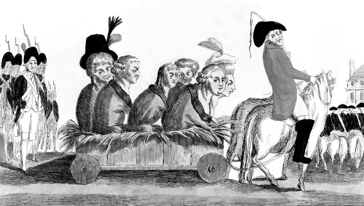 The Return from Varennes, on the 21st June, 1791dani af French School