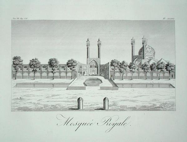 Den kongelige moske i Isfahan, fra 