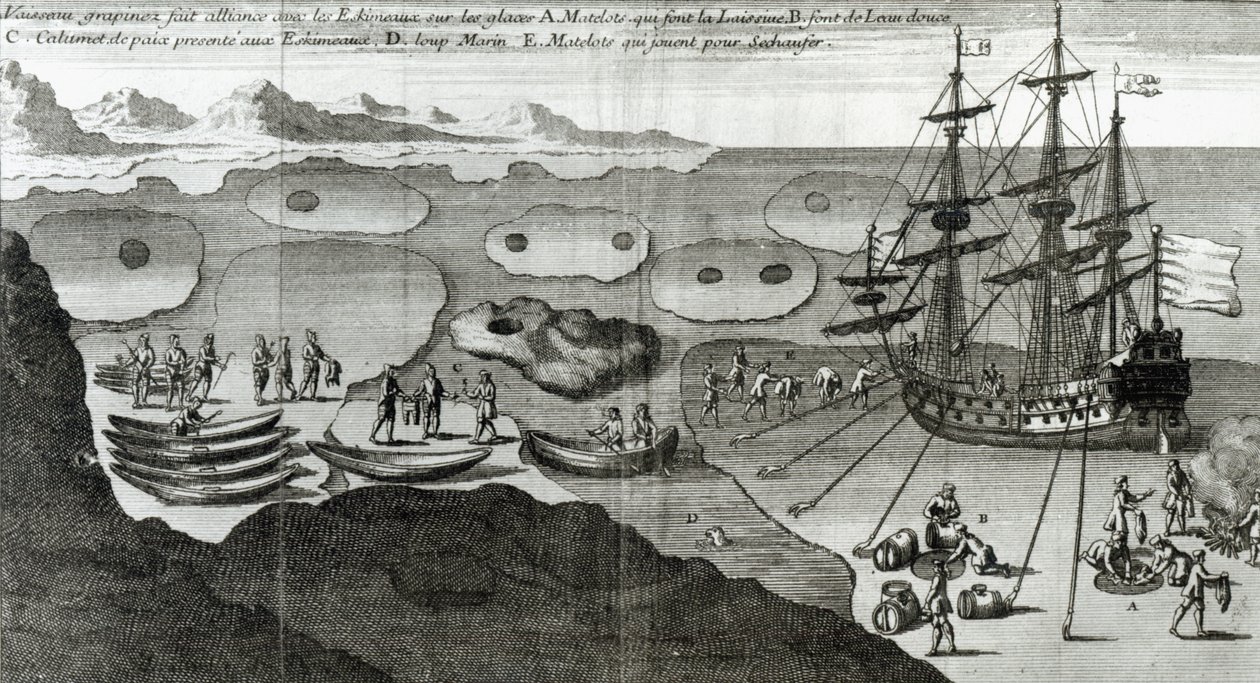The Ship Making Alliance with the Eskimoer, fra 