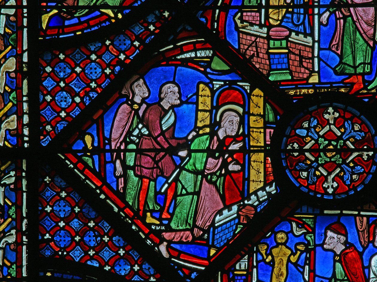 The St James Window: James smidt i fængsel (w5) af French School