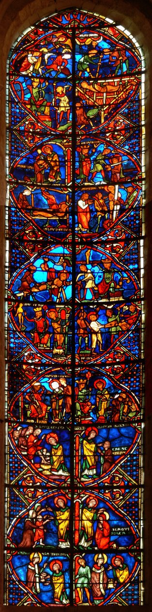 St. Laurence vinduet af French School