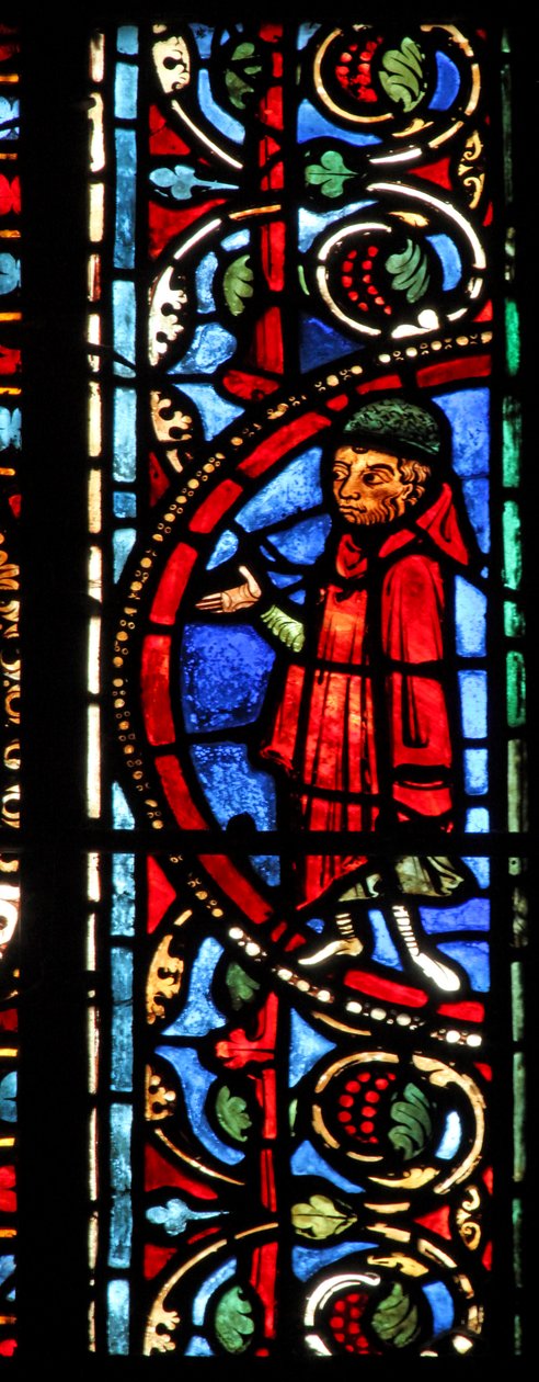 St Lubin-vinduet: donorer - vinmagere (w45) af French School