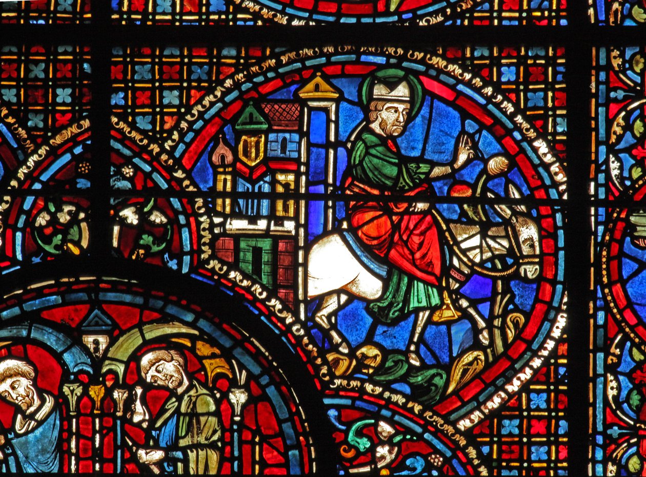 St Lubin-vinduet: besøger hans bispedømme (w45) af French School