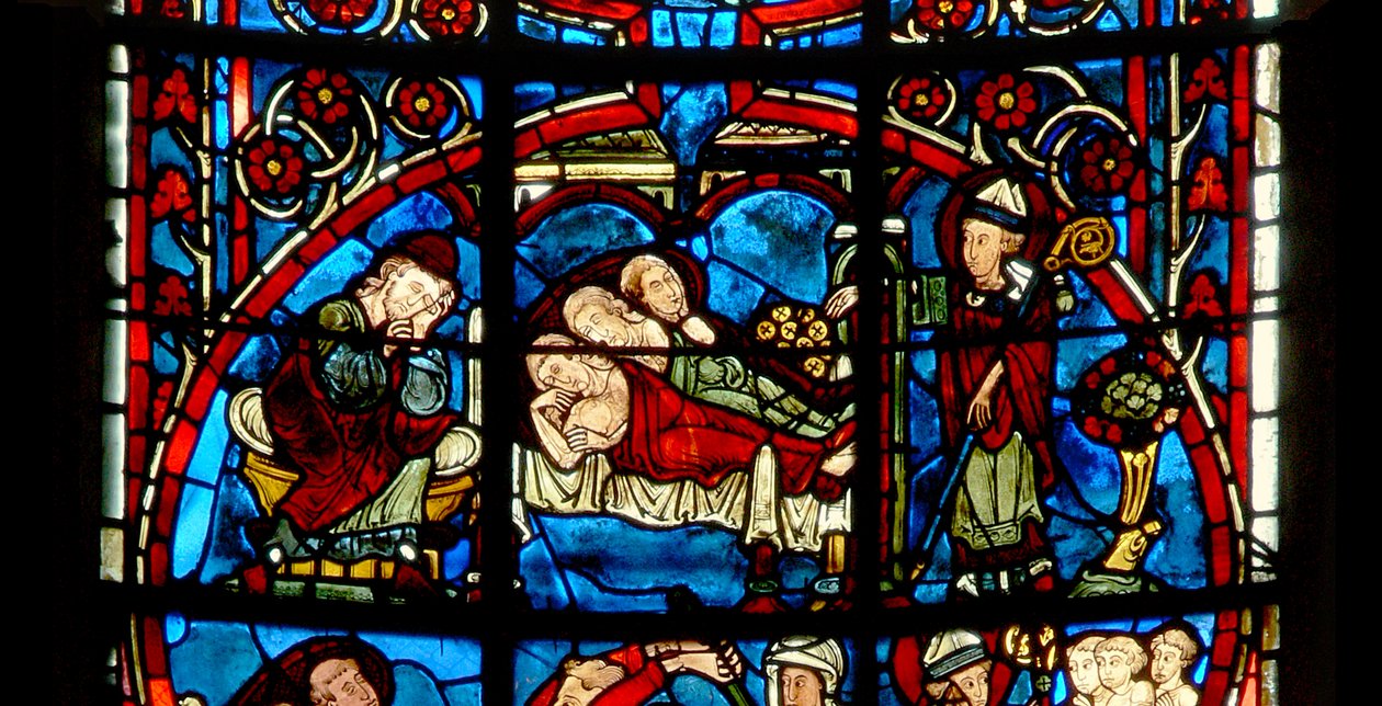 St. Nicholas vinduet af French School