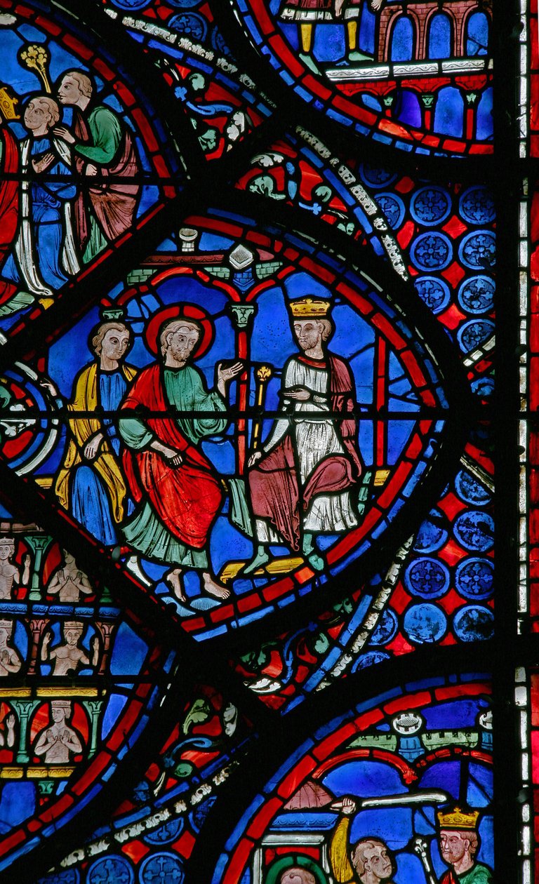 St Thomas-vinduet: den genopstandne Gad forsvarer Thomas (w23) af French School