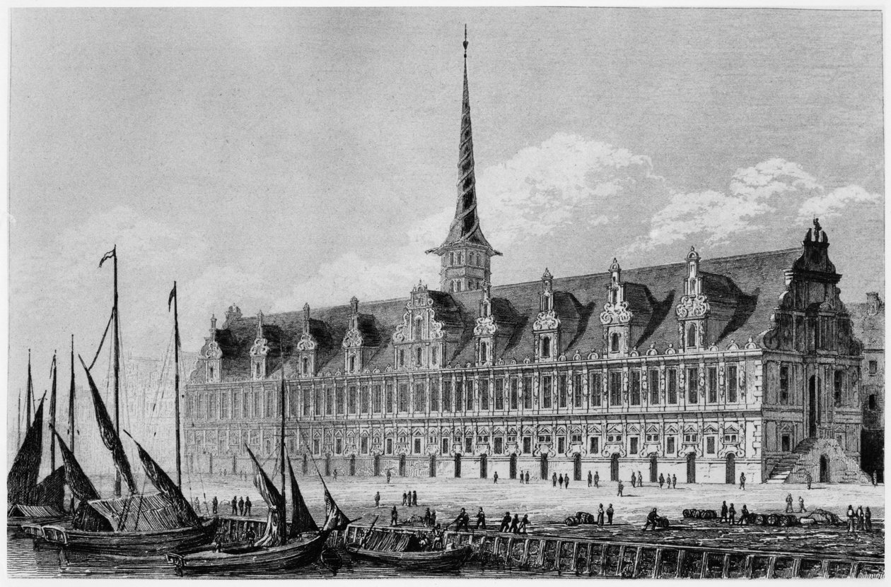 Børsen, København, 1846 af French School