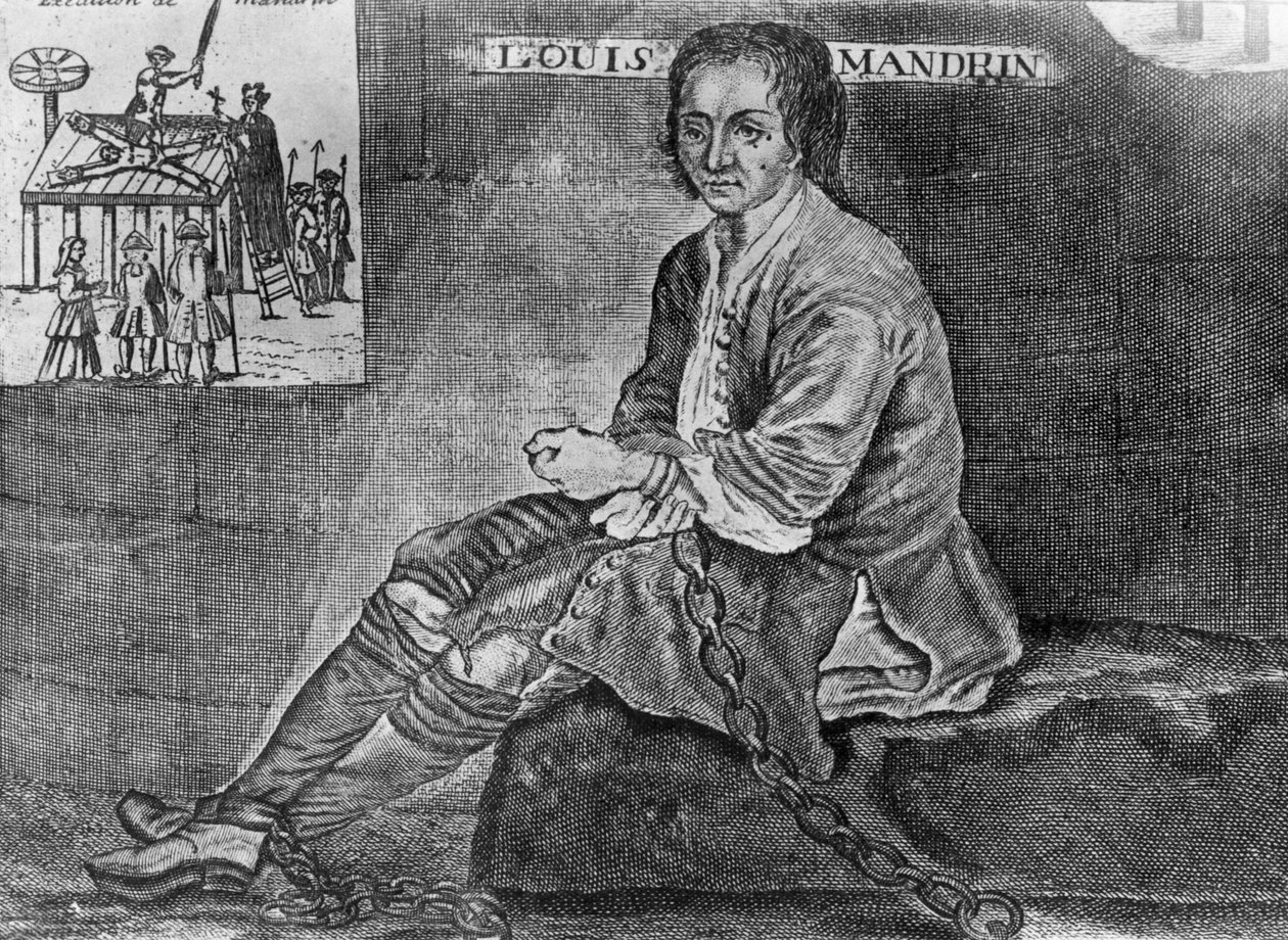 Torturen på rattet og henrettelse af Louis Mandrin (1724-55) af French School