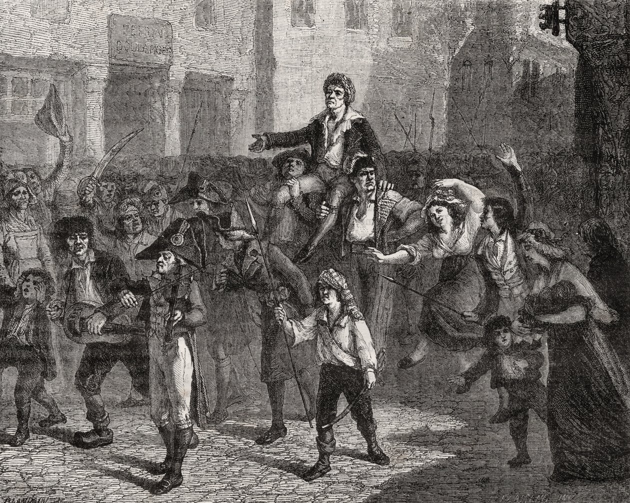 Marats triumf, 24. april 1793, fra 