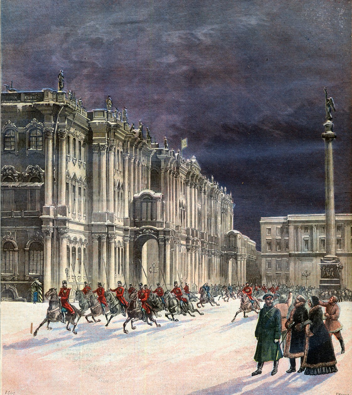 Vinterpaladset, residens for kejser Alexander III af Rusland i Sankt Petersborg af French School