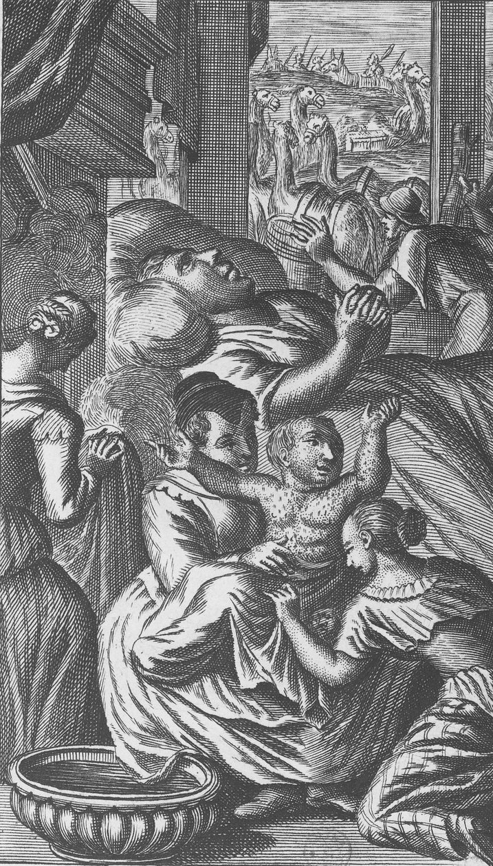 Pantagruels fødsel, illustration fra 