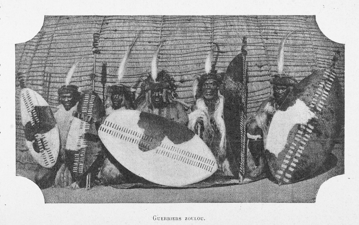 Ogooue-flodens kanoer, illustration fra 