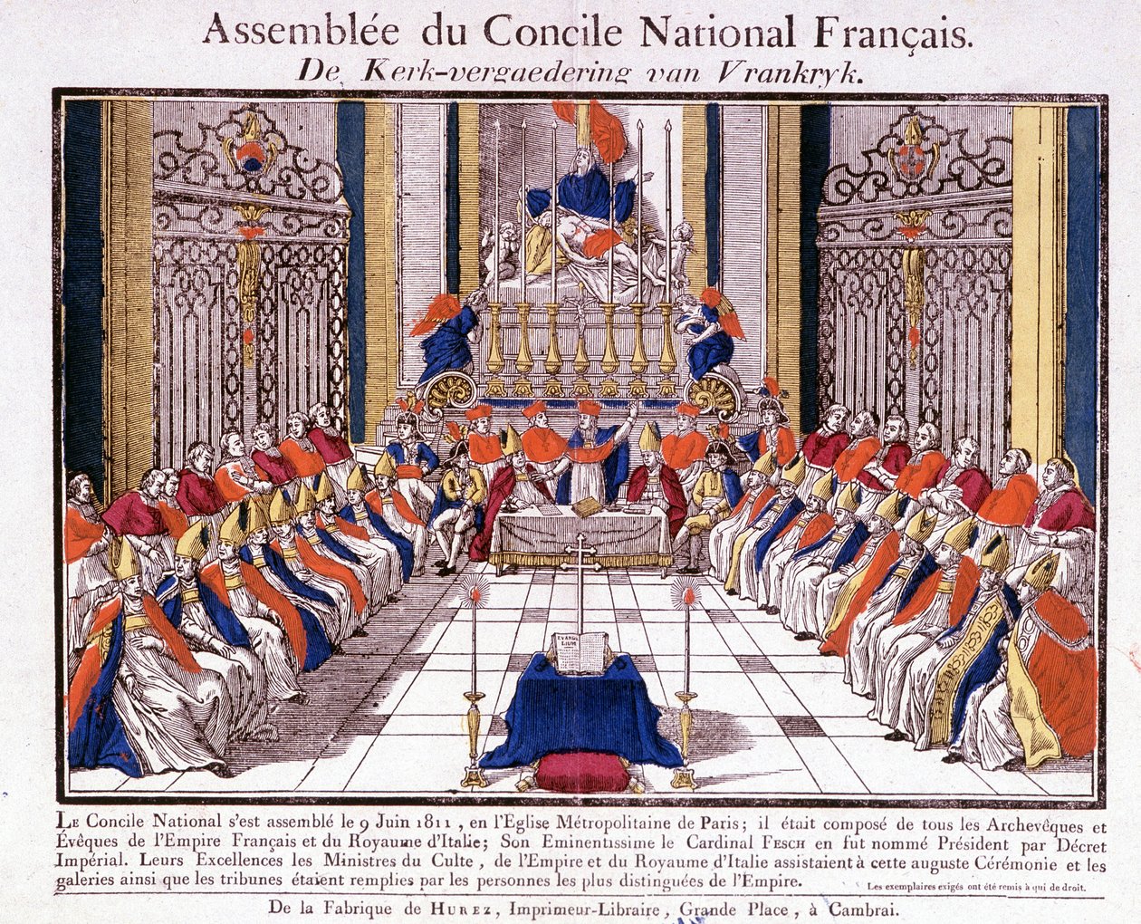 Præsterne i Frankrig og Italien mødtes i Paris til forsamlingen af det franske nationalråd den 9. juni af French School