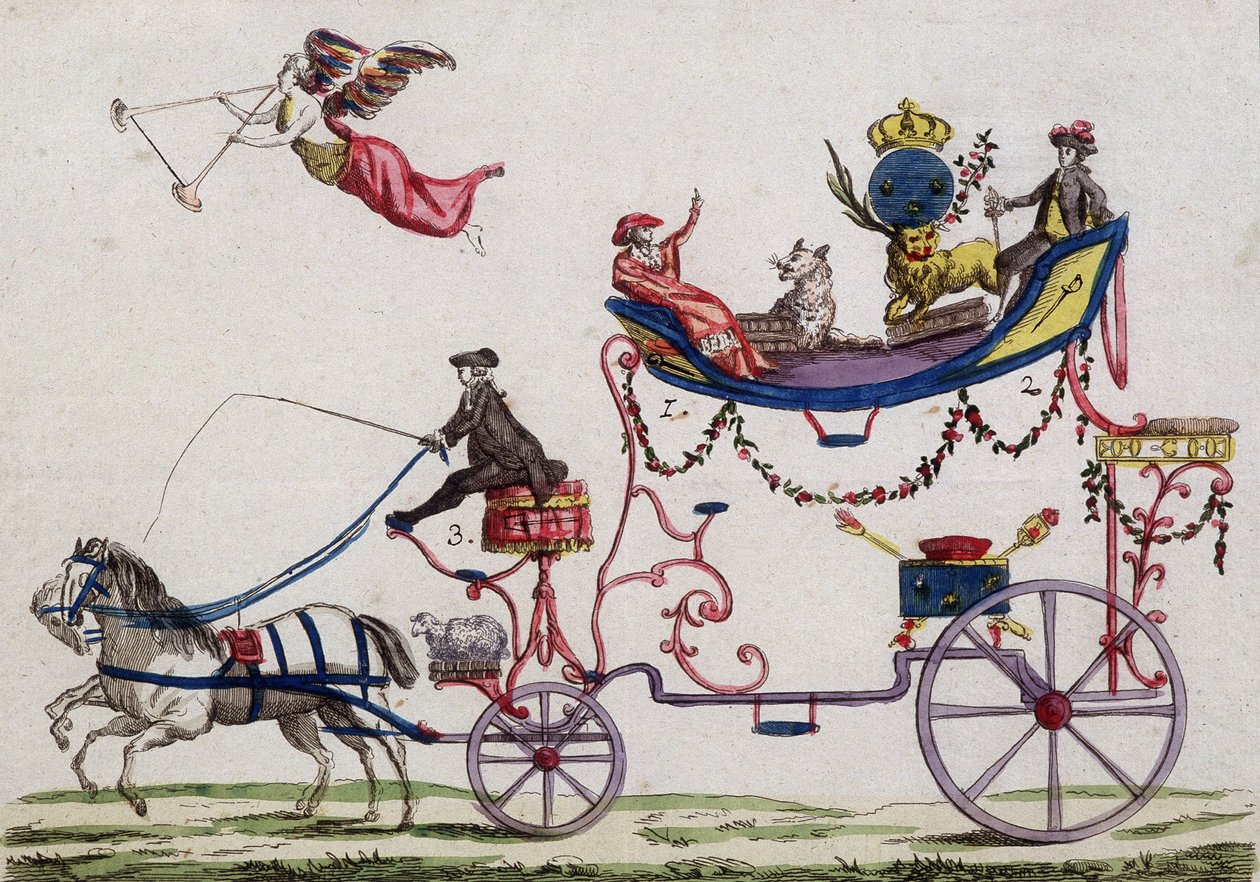 De tre ordrers afgang til Versailles i marts 1789 af French School