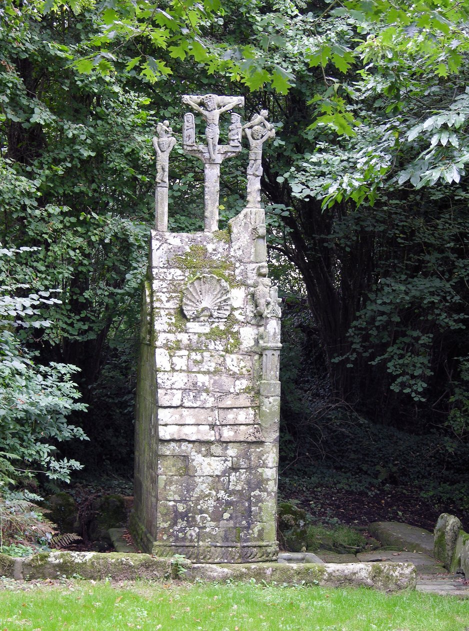 Fontænen af Chapelle de La Trinite af French School