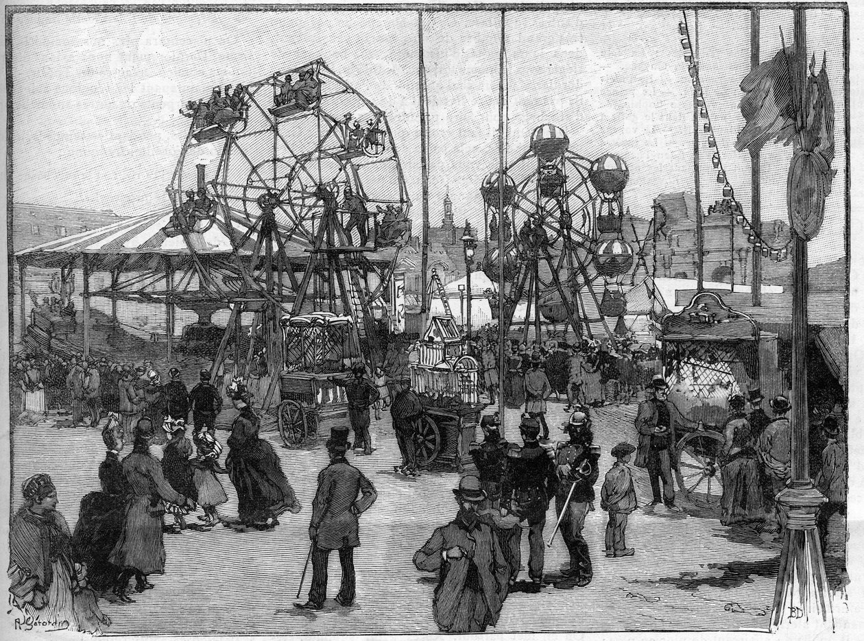 Festivalens spil i Paris i 1888. af French School