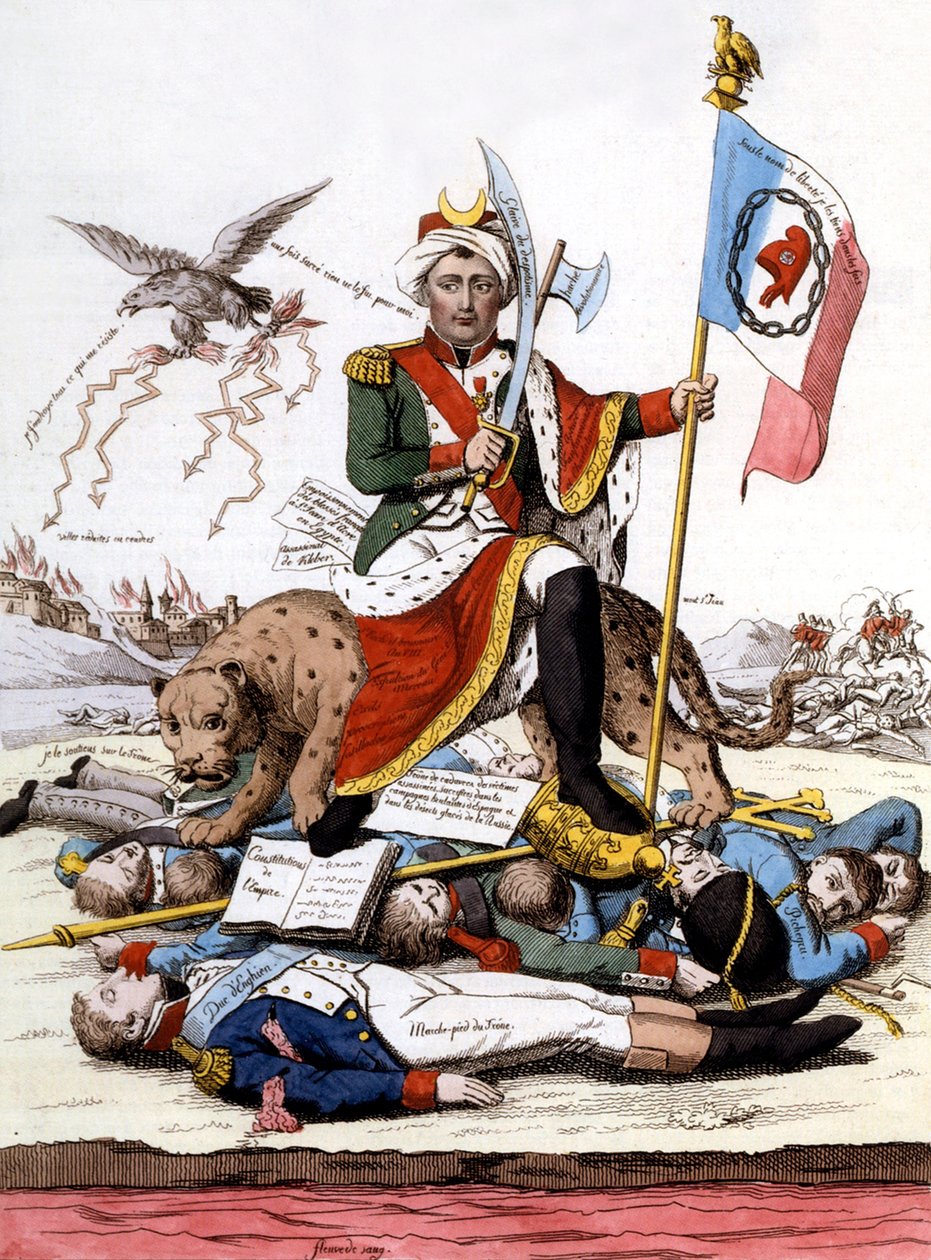 Det sidste ord i kannibalisme (gravering) af French School