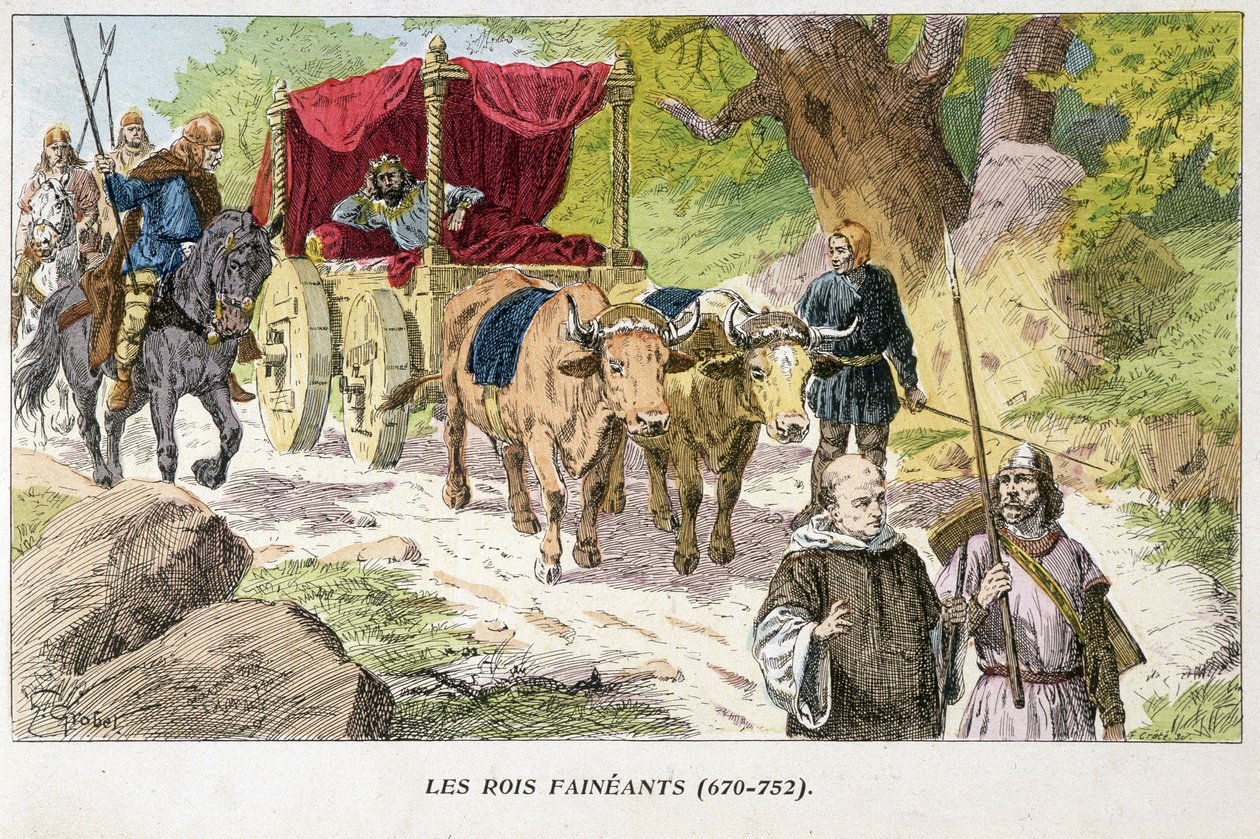 De dovne konger (670 - 752). af French School