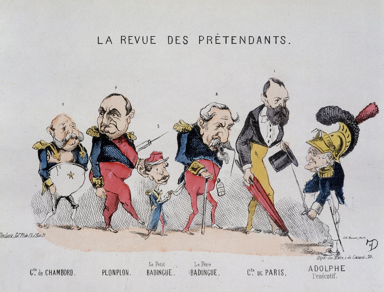 Magasinet af pretendanter - greven af Chambord (Henri Charles Ferdinand Marie Dieudonne d