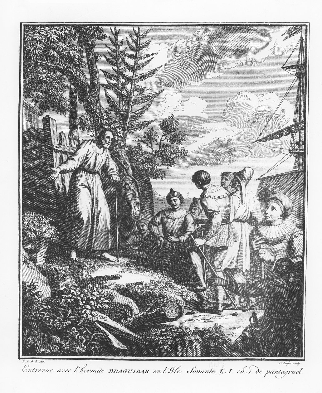 Gargantuas og Pantagruels liv af François Rabelais. Gargantuas og Pantagruels liv af François Rabelais af French School