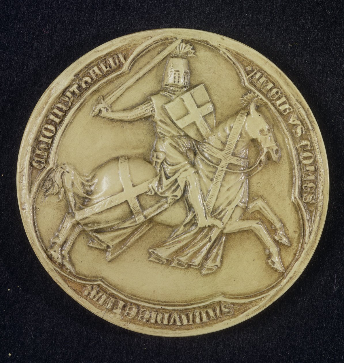 Seglet fra Amadeo V (ca. 1252-1323) Greve af Savoyen, 1303 (voks) af French School