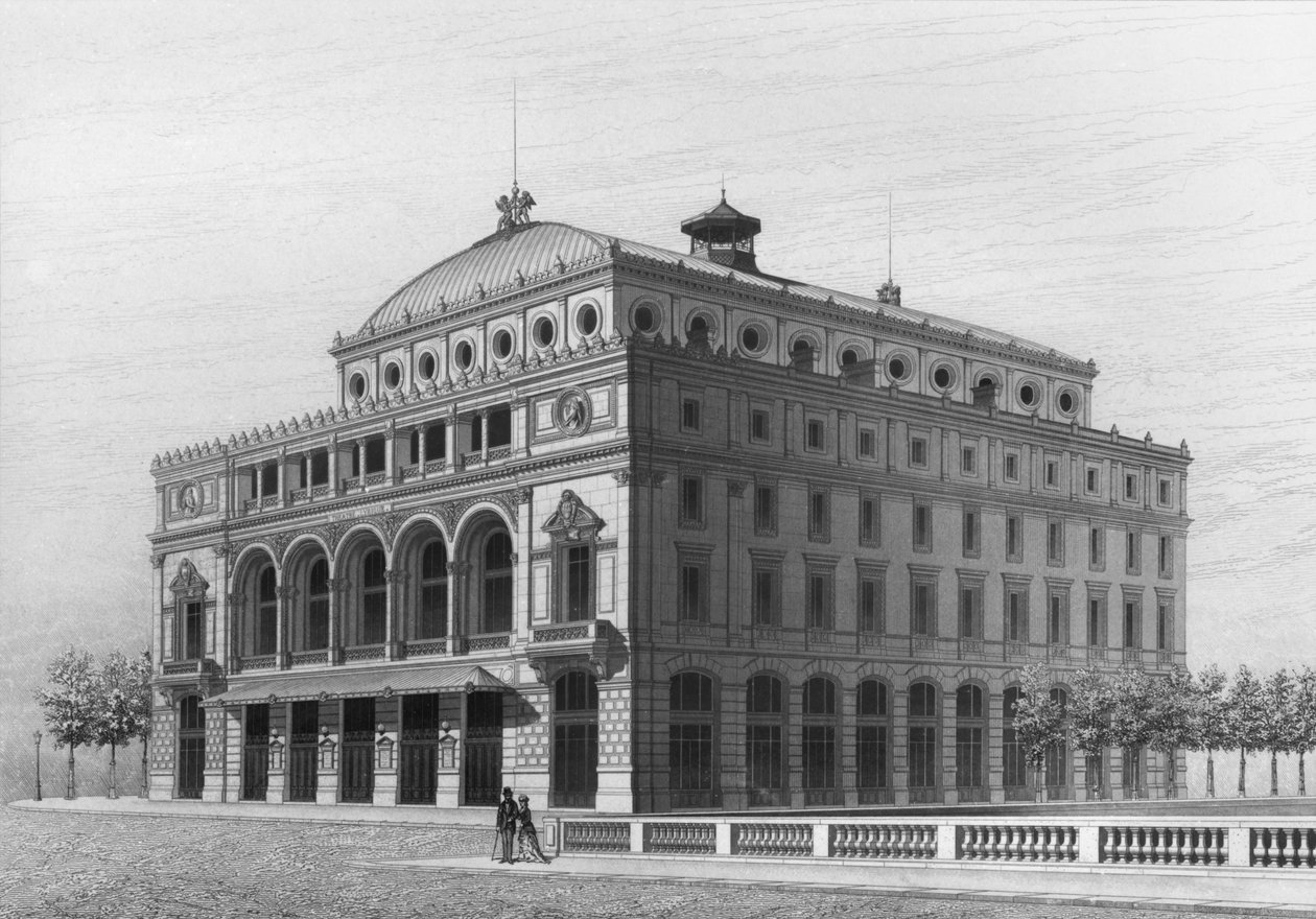 Theatre Lyrique, nu Theatre de la Ville, Place du Chatelet, Paris af French School