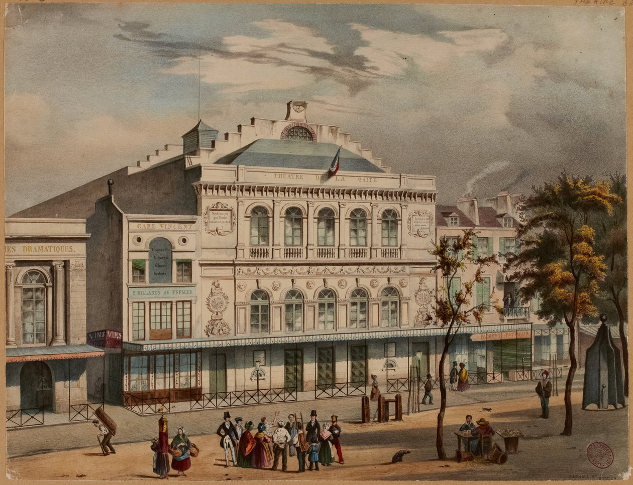 Theatre de la Gaite, Paris af French School