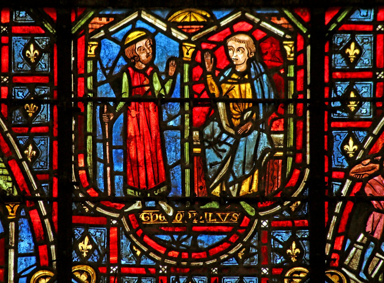 Theophilus bygger en kirke af French School