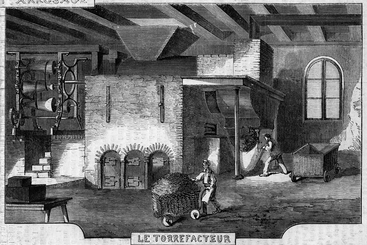 Tobaksfremstilling, Paris af French School