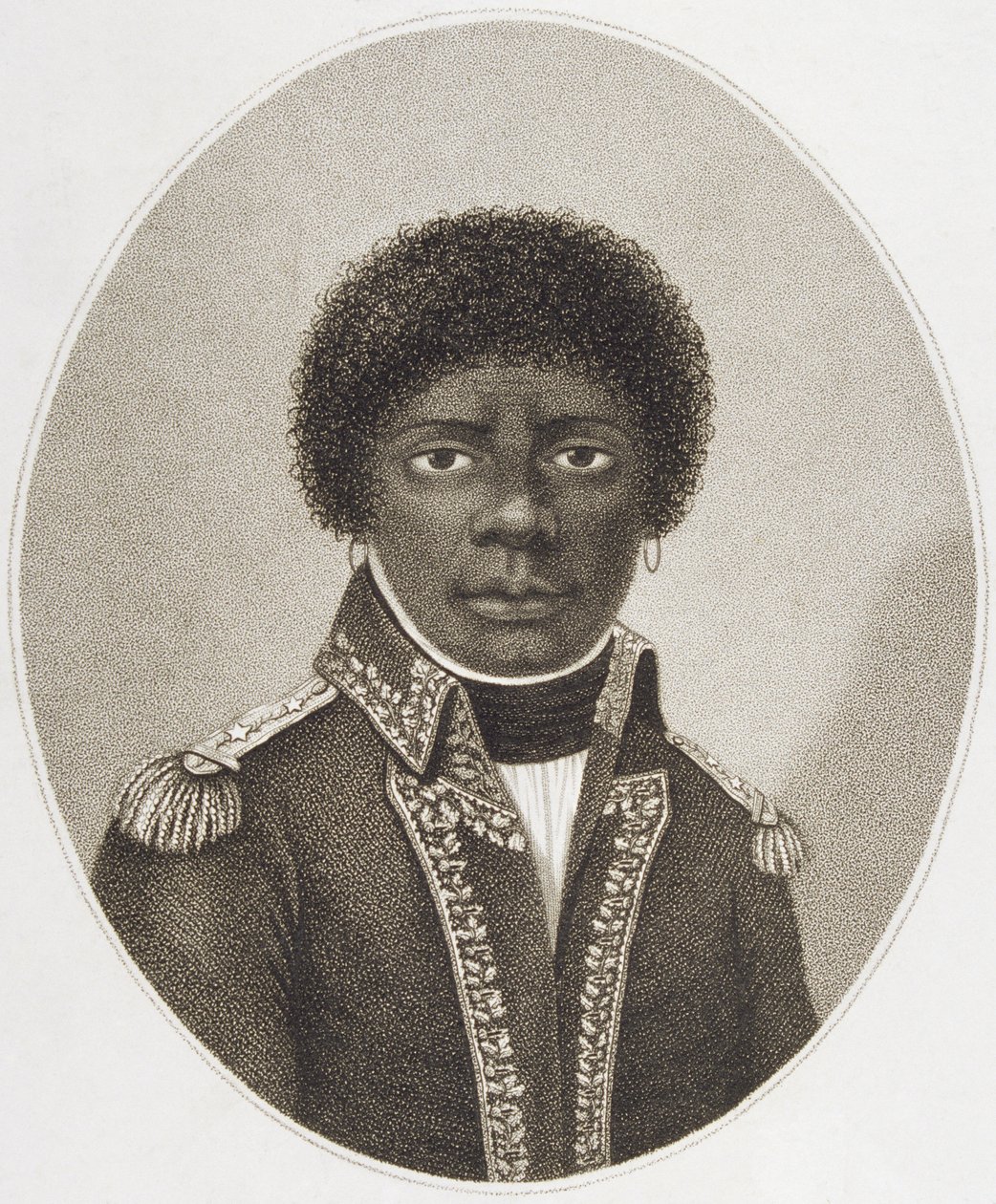 Enhver helgen i almindelighed, udfører ikke mirakler; sælges på Kap, 1802 af French School