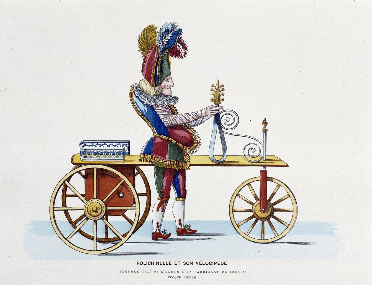 Toy of the First Empire: Polichinelle og dens velocipede af French School