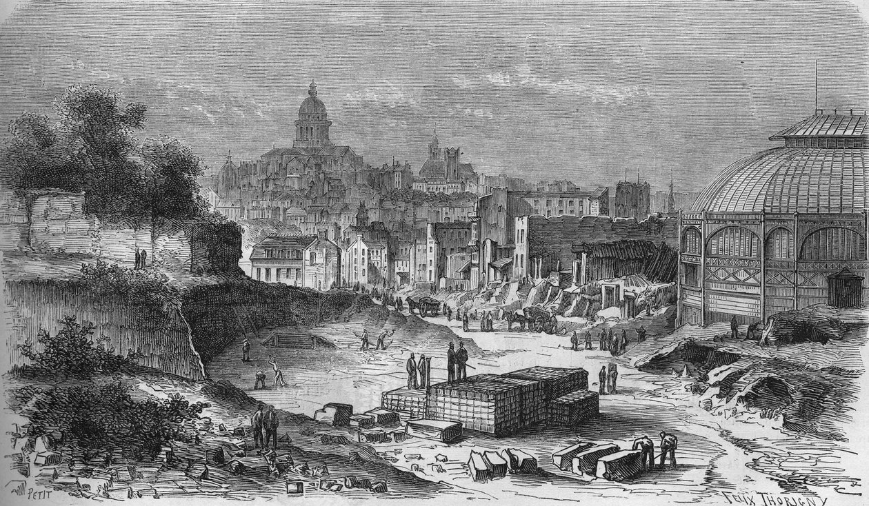 Transformationer af Paris under det andet imperium, Haussmannske Paris: konstruktion af Place d