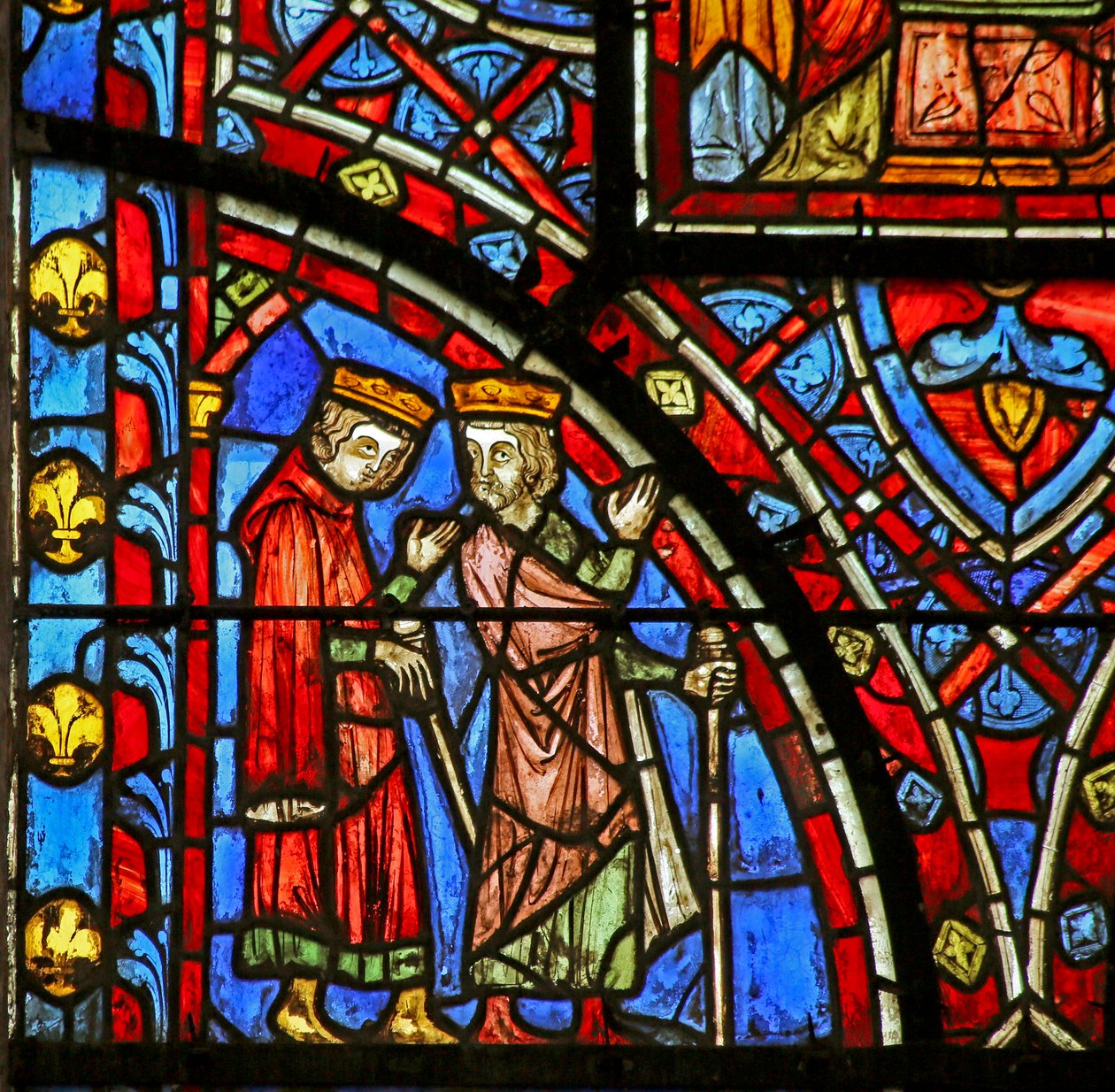 To af magierne nærmer sig Herodes af French School