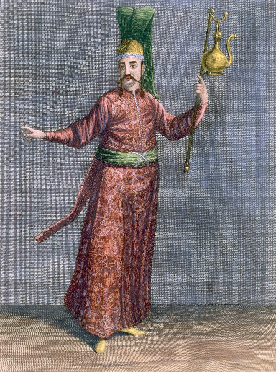 Betjent til Grand Seigneur, Topkapi-paladset, af French School
