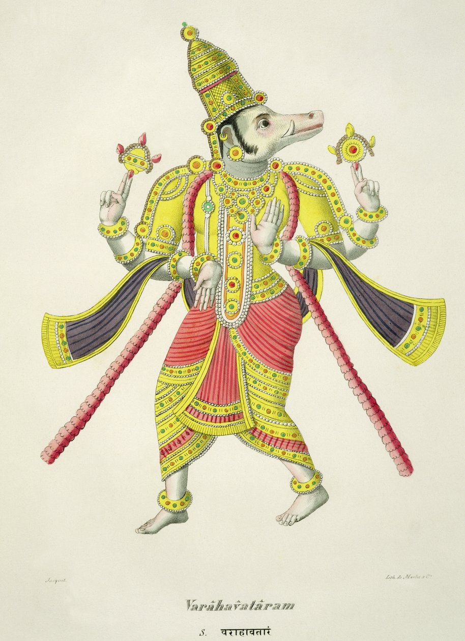 Varaha, graveret af de Marlet af French School