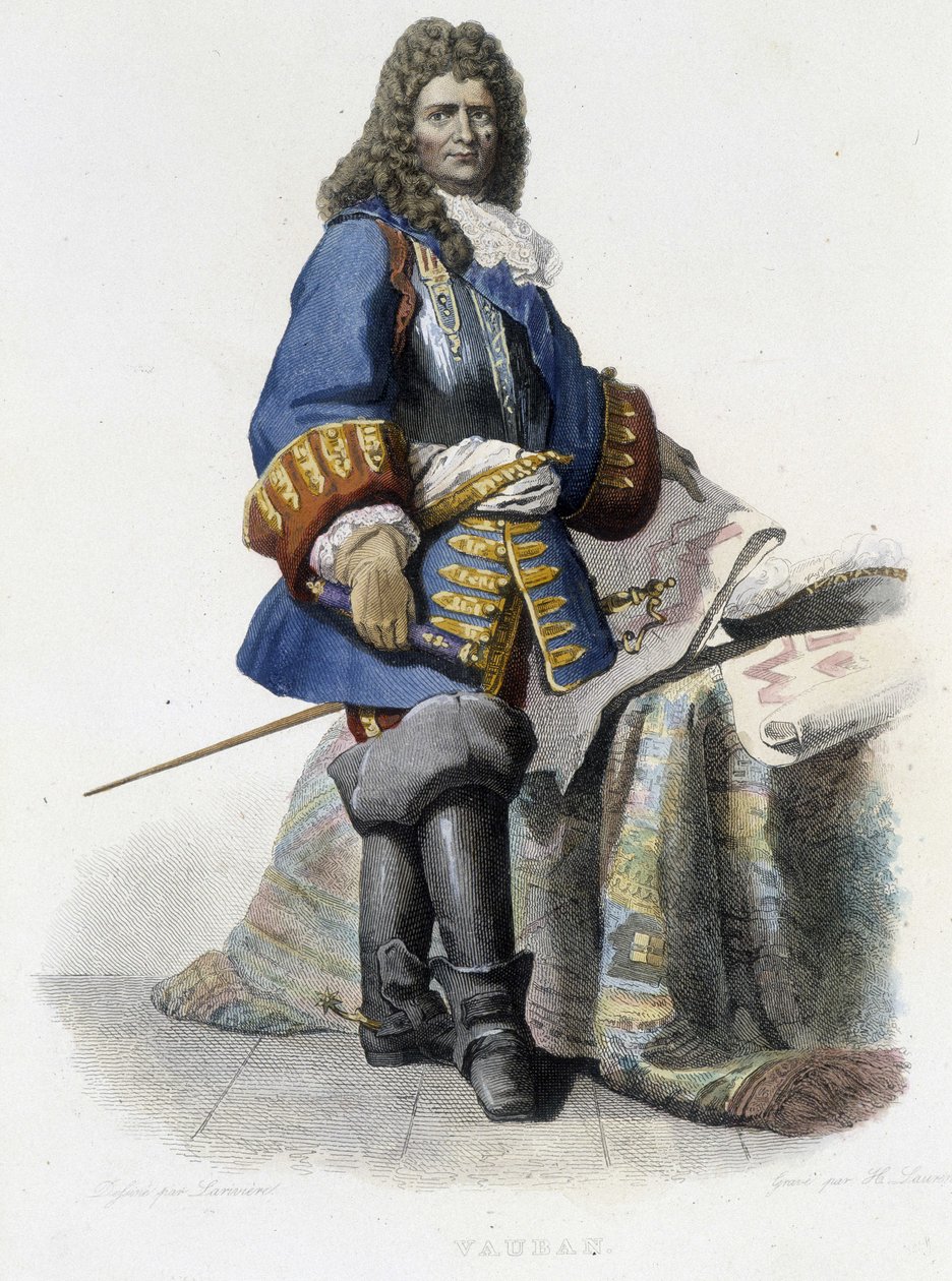 Vauban - i “” Le Plutarque Français ””, red. Mennechet af French School