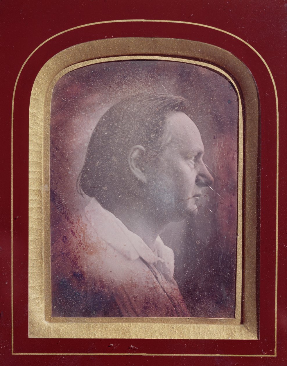Victor Hugo (1802-85) (daguerreotypi) af French School
