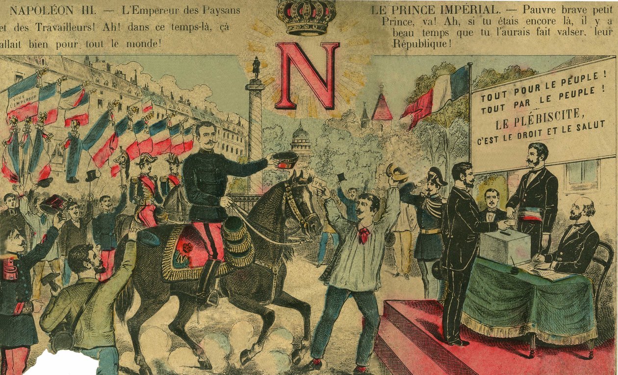 Victor Napoleon (1862-1926) i spidsen for bonapartisters tilhængere, Napoleon I