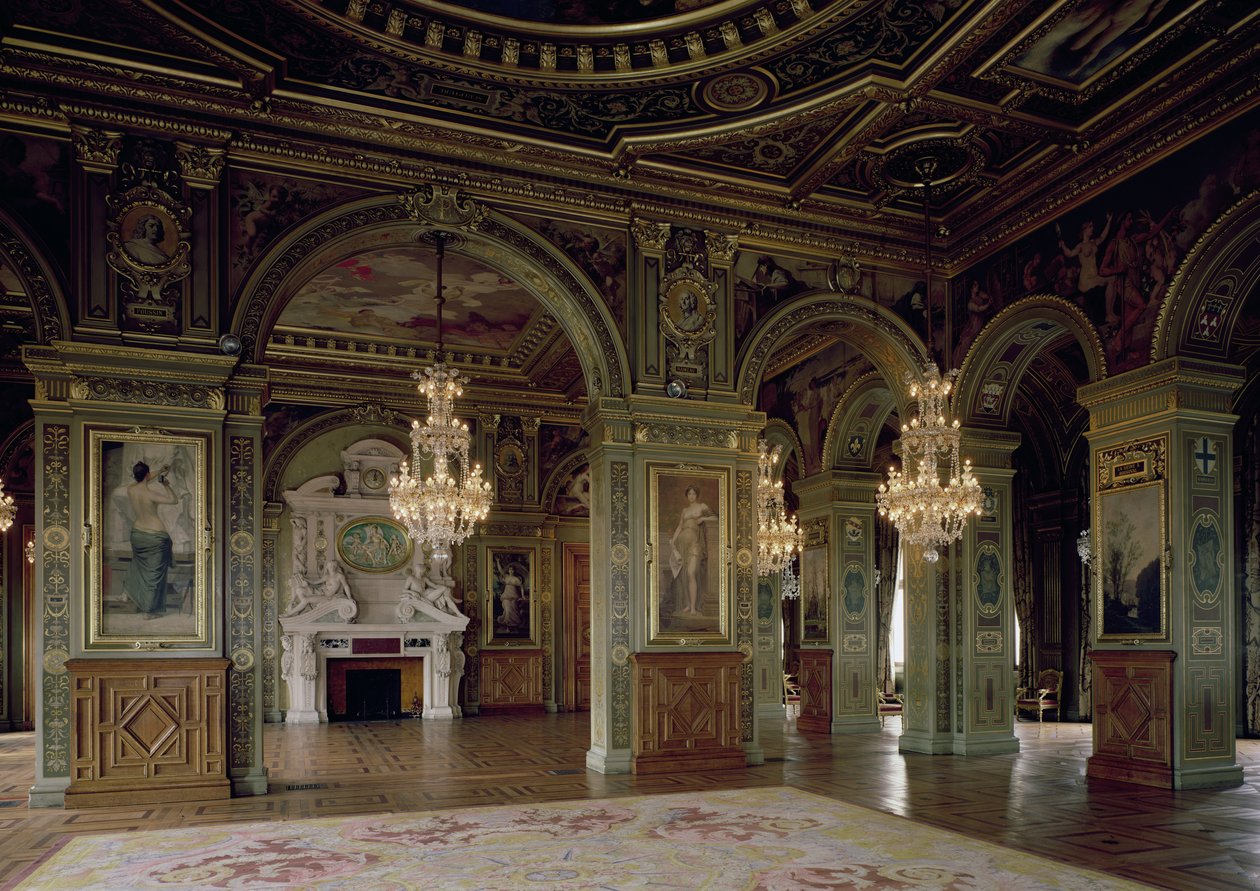Udsigt over Salle des Arts, efter 1871 af French School
