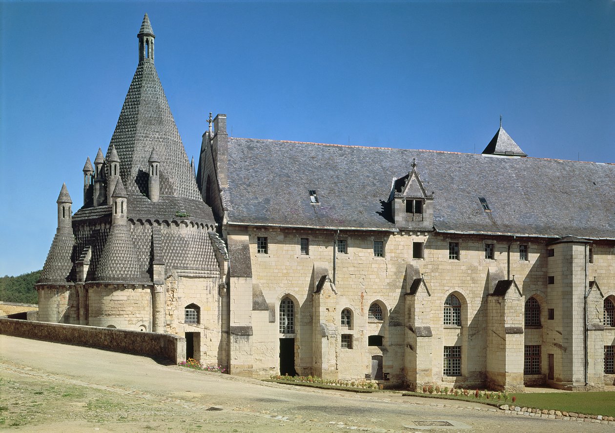 Udsigt over Tour dEvrault og spisesalen af French School