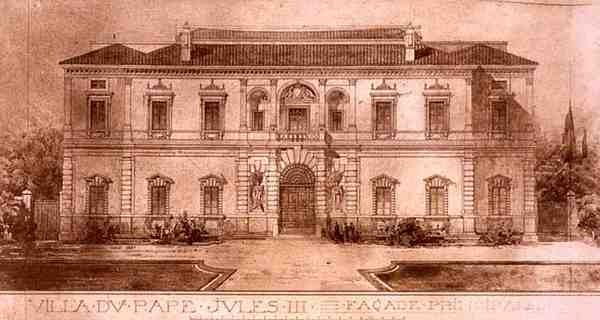 Villa Giulia, Rom, fra 