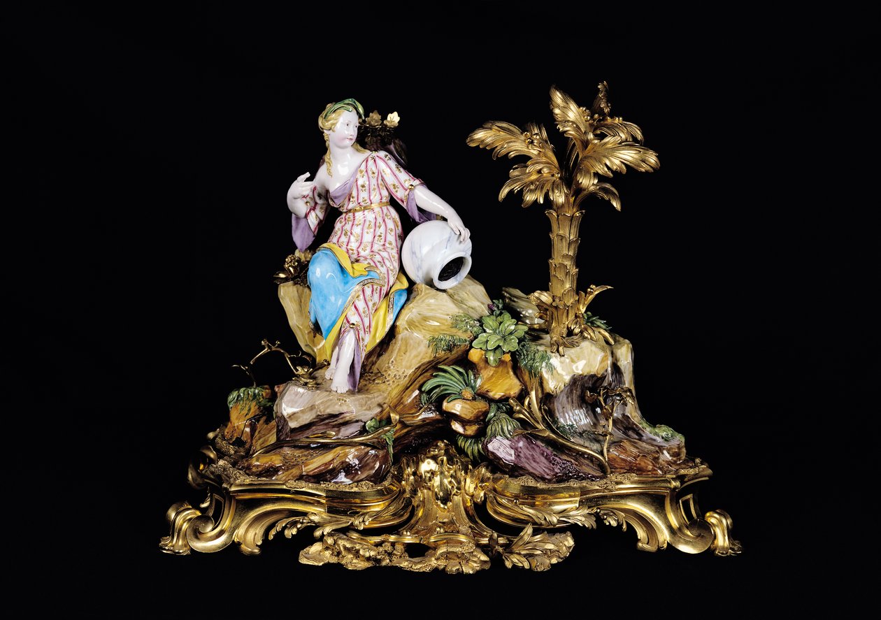 Vincennes figur af en Naiad (porcelæn) af French School