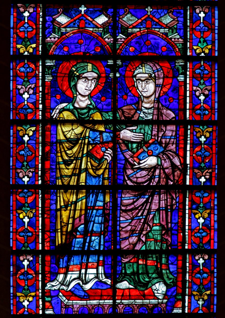 Jomfru Maria - Visitation of (w100) af French School