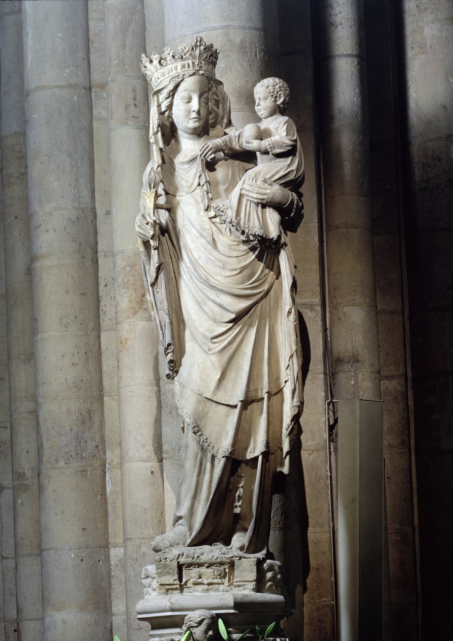 Jomfru og barn, kendt som Notre-Dame de Paris af French School