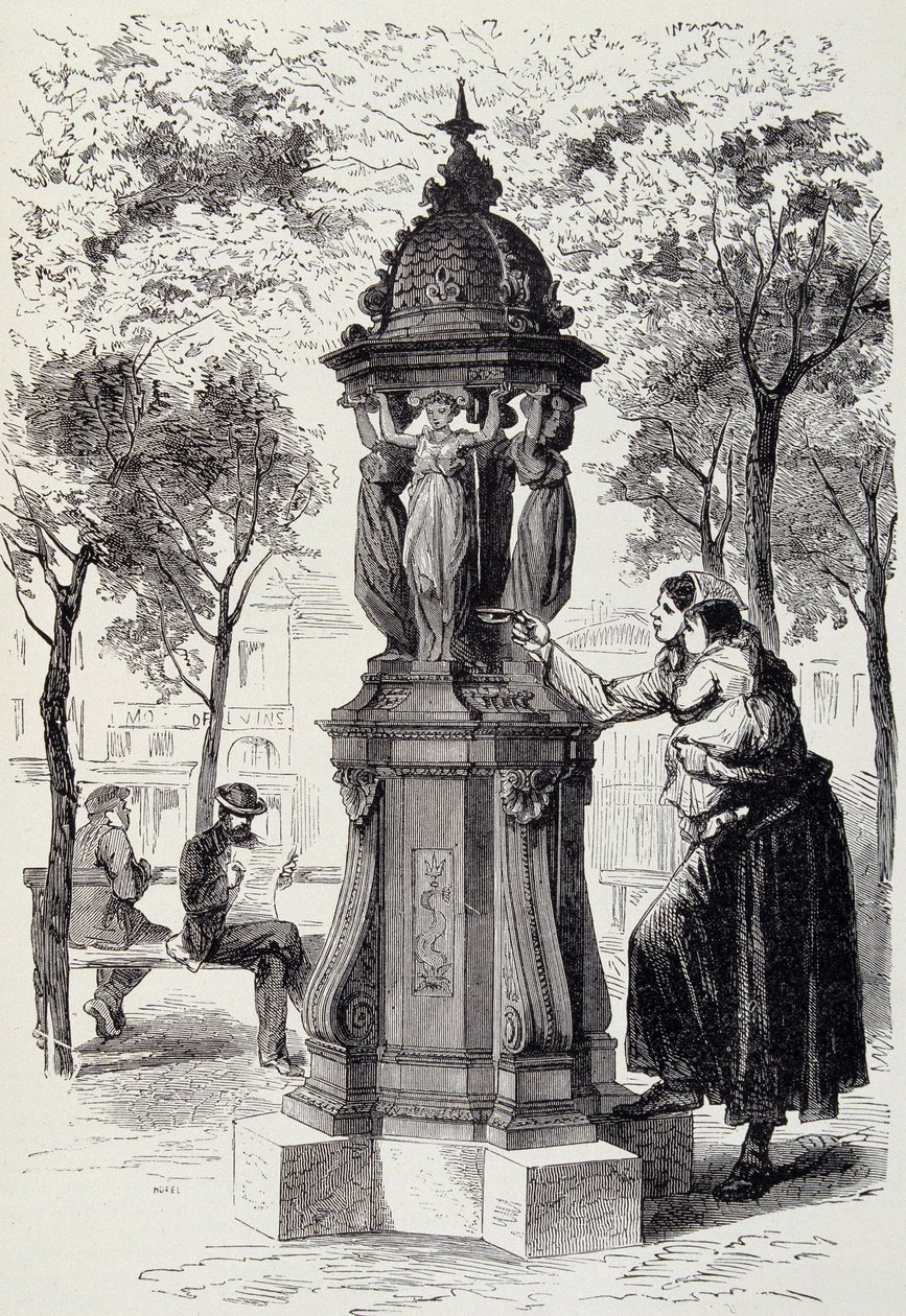 Wallace Fountain af French School