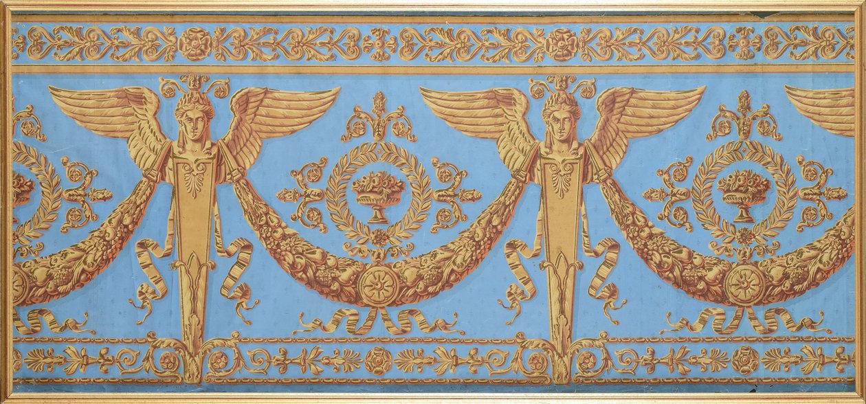 Tapetfrise fra konsulattiden, ca. 1800 af French School