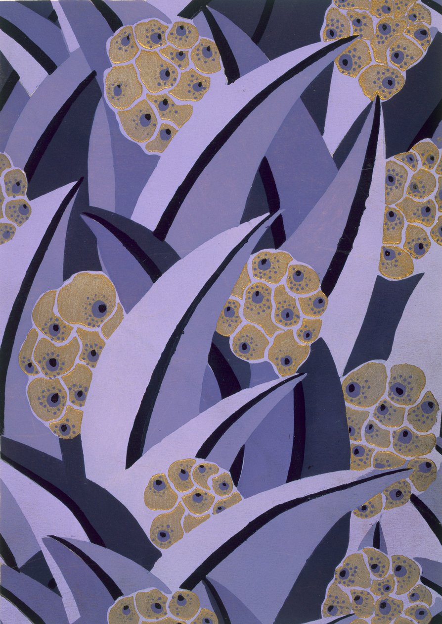 Tapetdesign af Maison Gaillard, pub. 1930. af French School