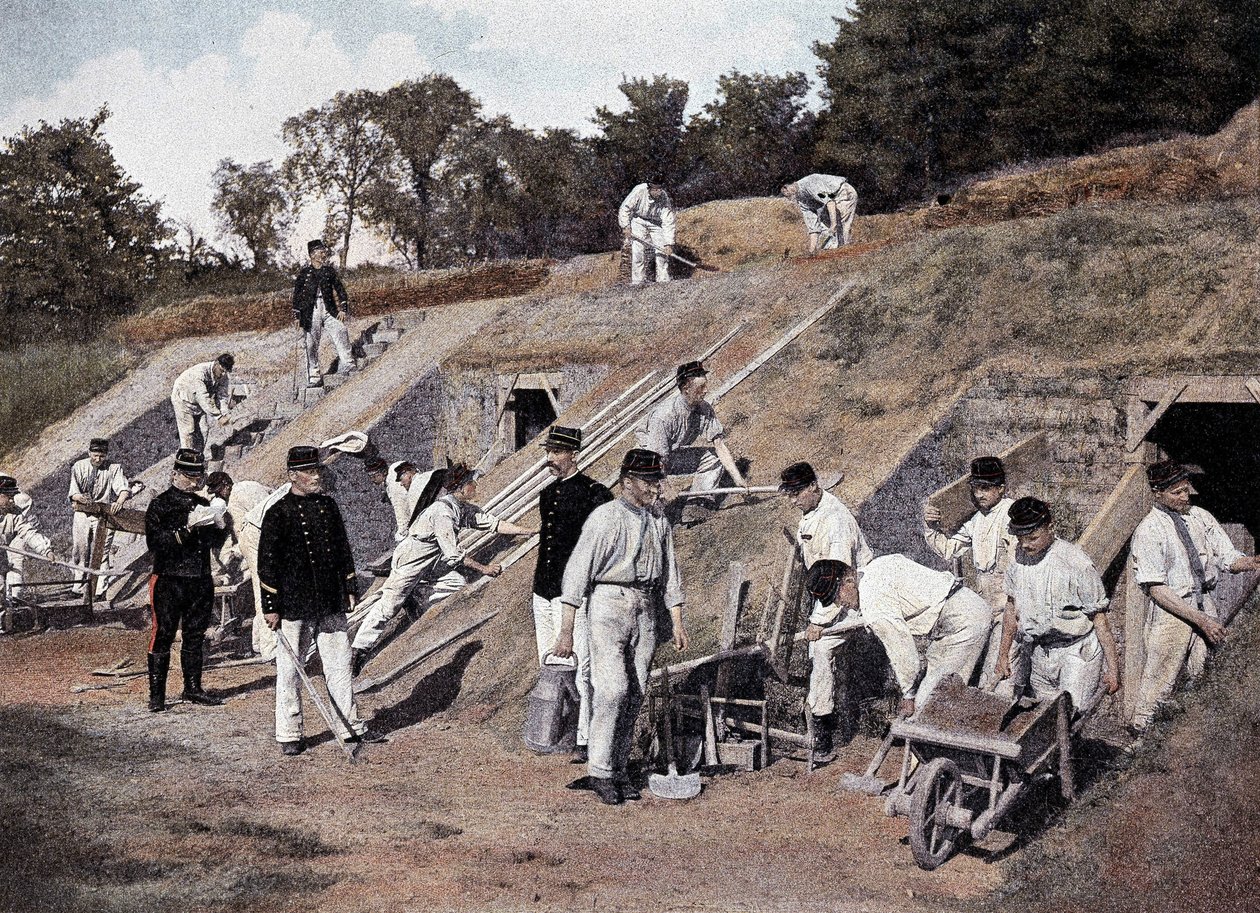 War de mines (forsvar) - i ""Album Military"" - Genie af French School