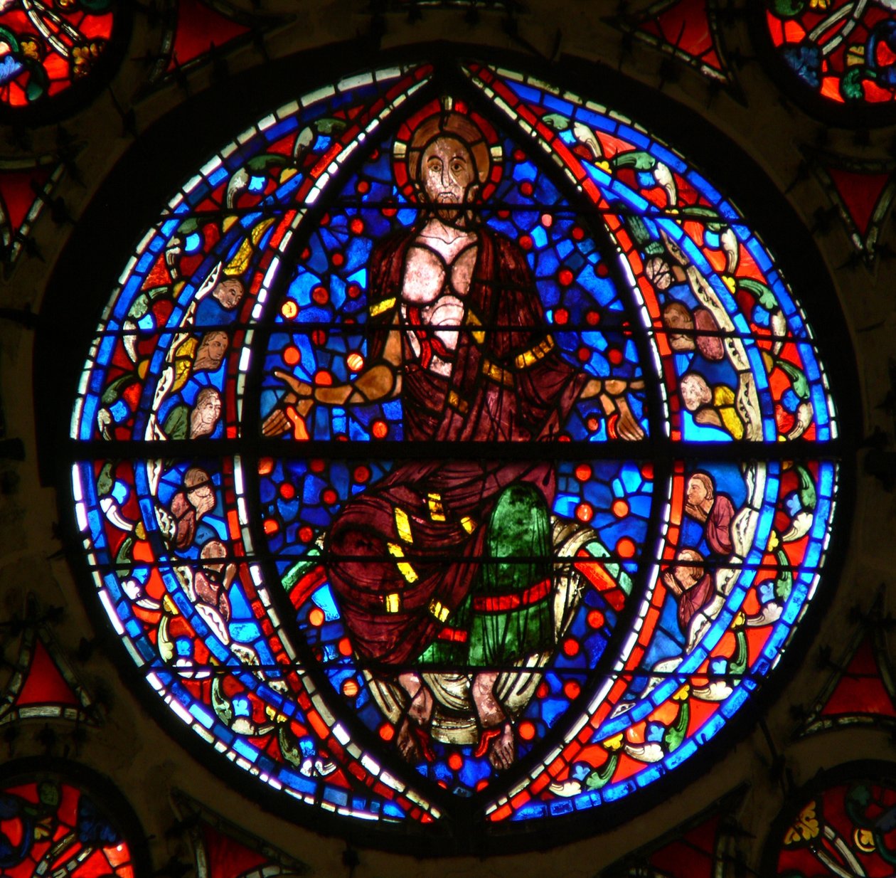 Window Ww, der viser Kristus af den sidste dom af French School